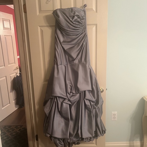 Bridesmaid Pewter Dress - Picture 1 of 5